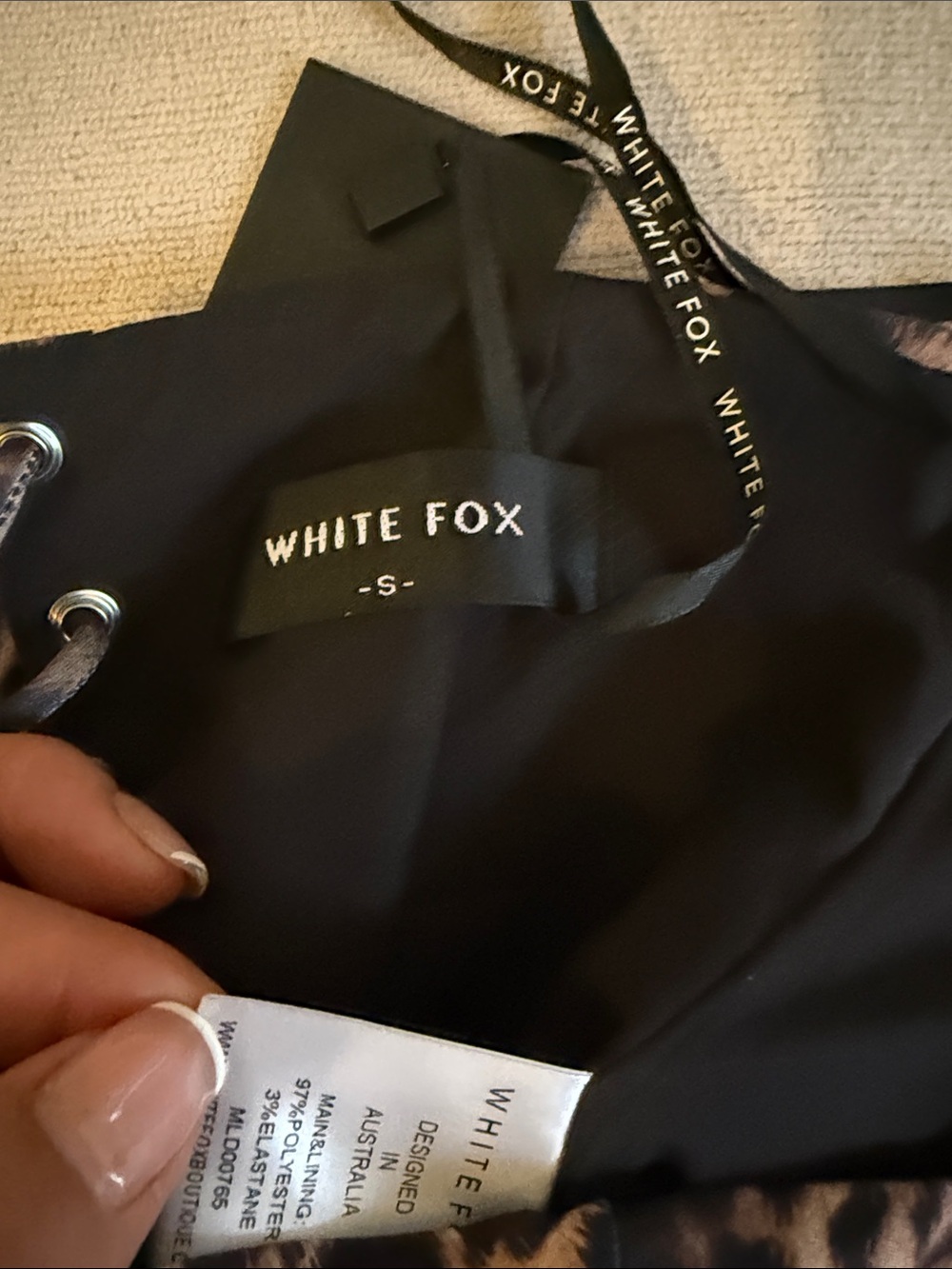 White fox corset – Leopard size S paid $60 - Picture 5 of 5